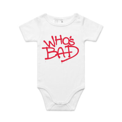 Whos Bad Baby Onesie Thumbnail